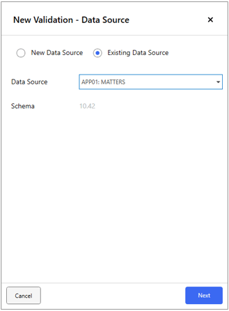 imDBCheck datasource